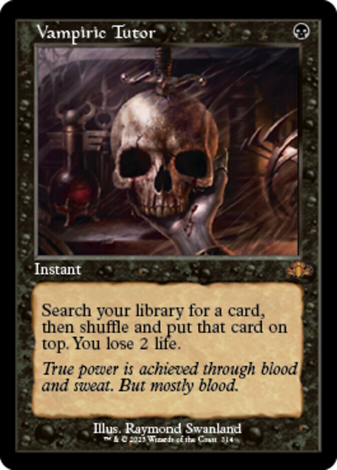 Vampiric Tutor (Retro) [Dominaria Remastered] | North Game Den