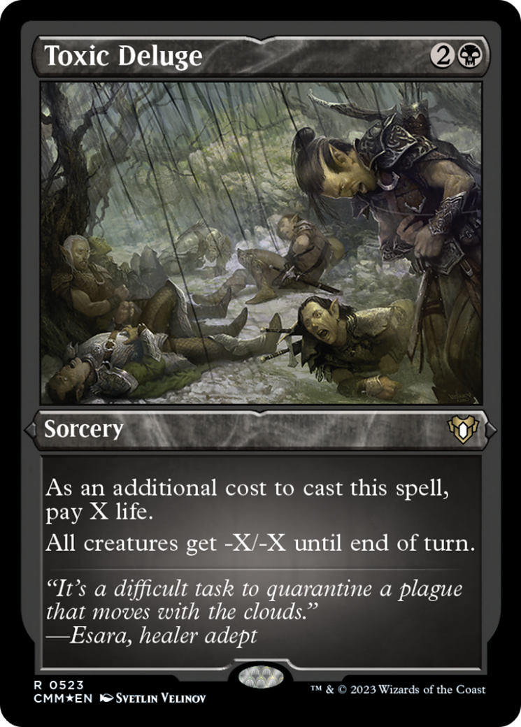 Toxic Deluge (Foil Etched) [Commander Masters] | North Game Den