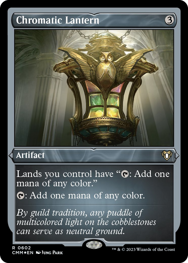 Chromatic Lantern (Foil Etched) [Commander Masters] | North Game Den