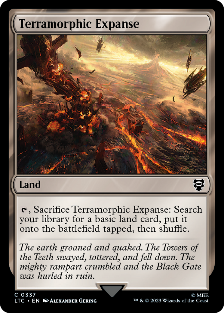 Terramorphic Expanse [The Lord of the Rings: Tales of Middle-Earth Commander] | North Game Den