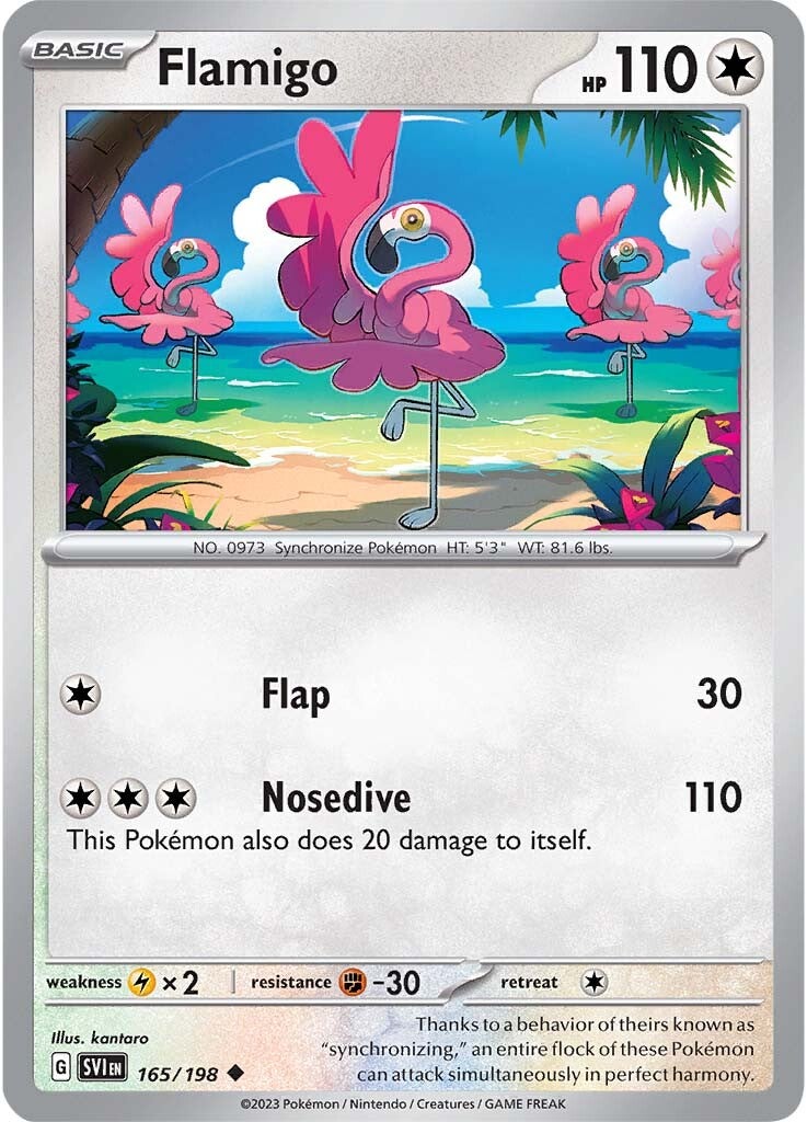 Flamigo (165/198) [Scarlet & Violet: Base Set] | North Game Den