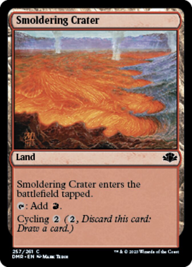 Smoldering Crater [Dominaria Remastered] | North Game Den