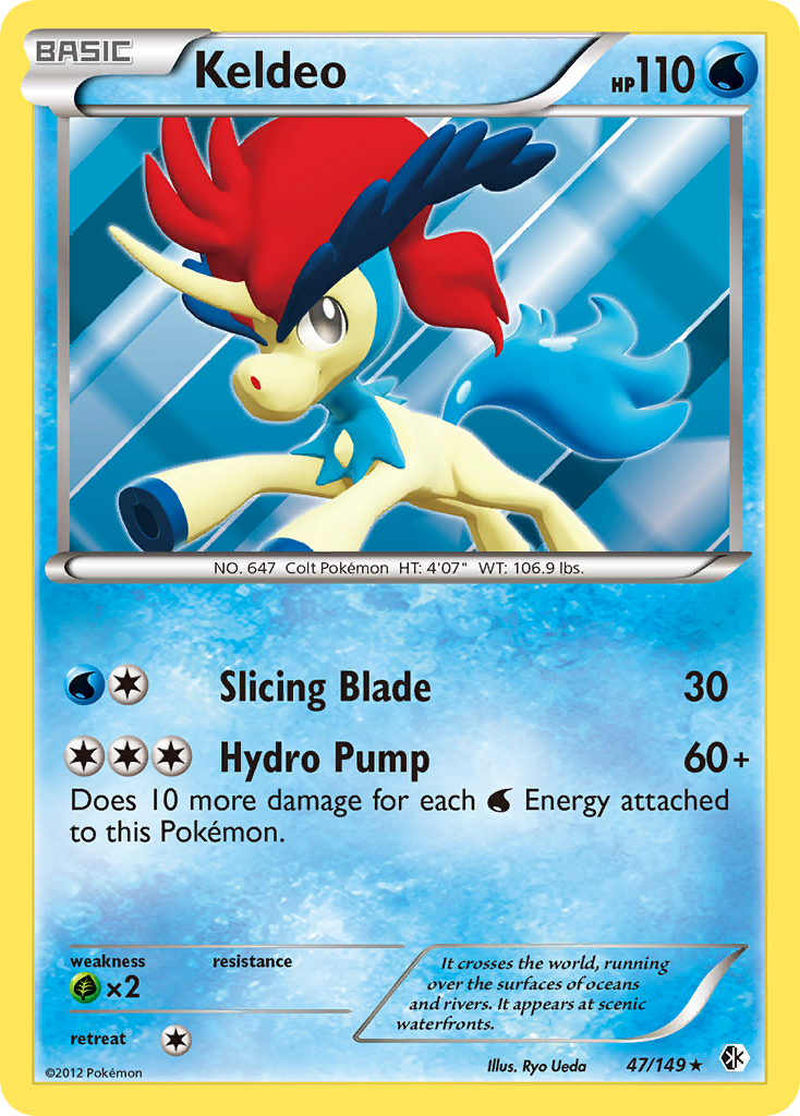 Keldeo (47/149) [Black & White: Boundaries Crossed] | North Game Den