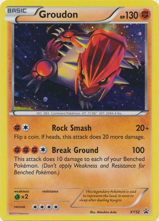 Groudon (XY52) (Jumbo Card) [XY: Black Star Promos] | North Game Den