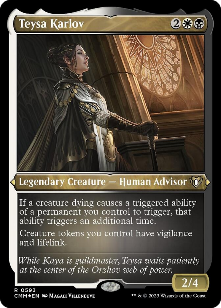 Teysa Karlov (Foil Etched) [Commander Masters] | North Game Den