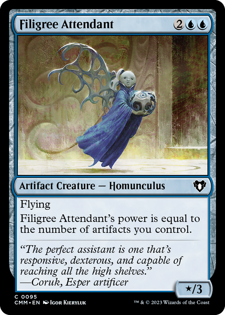 Filigree Attendant [Commander Masters] | North Game Den