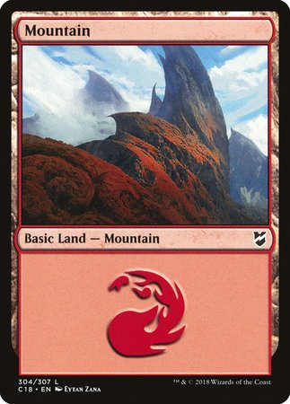 Mountain (304) [Commander 2018] | North Game Den