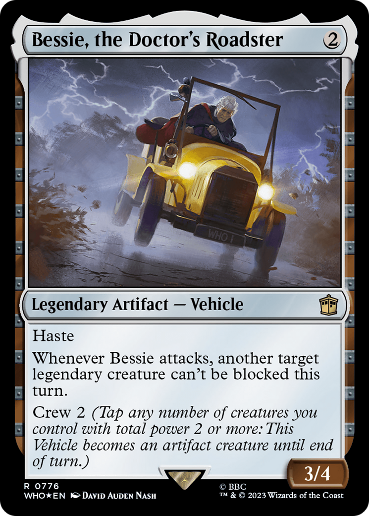Bessie, the Doctor's Roadster (Surge Foil) [Doctor Who] | North Game Den