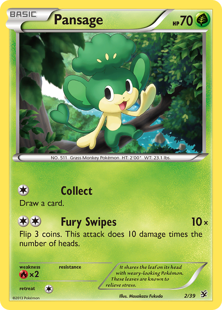 Pansage (2/39) [XY: Kalos Starter Set] | North Game Den