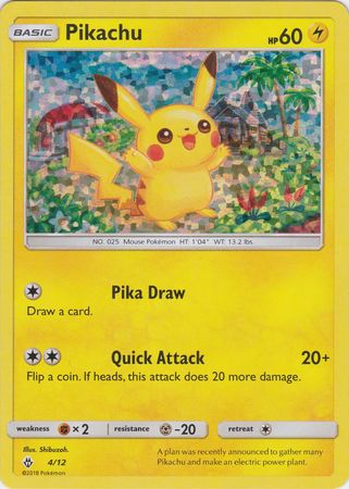 Pikachu (4/12) [McDonald's Promos: 2018 Collection] | North Game Den