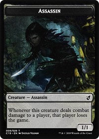 Assassin // Morph Double-sided Token [Commander 2019 Tokens] | North Game Den