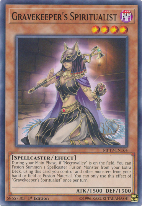 Gravekeeper's Spiritualist [MP19-EN164] Common | North Game Den