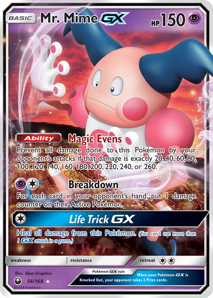 Mr. Mime GX (56/168) [Sun & Moon: Celestial Storm] | North Game Den