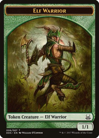 Elf Warrior Token [Duel Decks: Mind vs. Might Tokens] | North Game Den