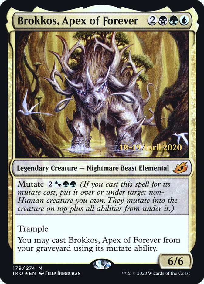 Brokkos, Apex of Forever  [Ikoria: Lair of Behemoths Prerelease Promos] | North Game Den