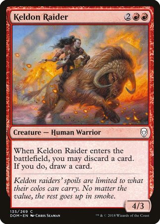 Keldon Raider [Dominaria] | North Game Den