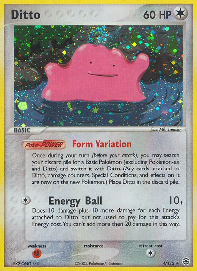 Ditto (4/112) [EX: FireRed & LeafGreen] | North Game Den