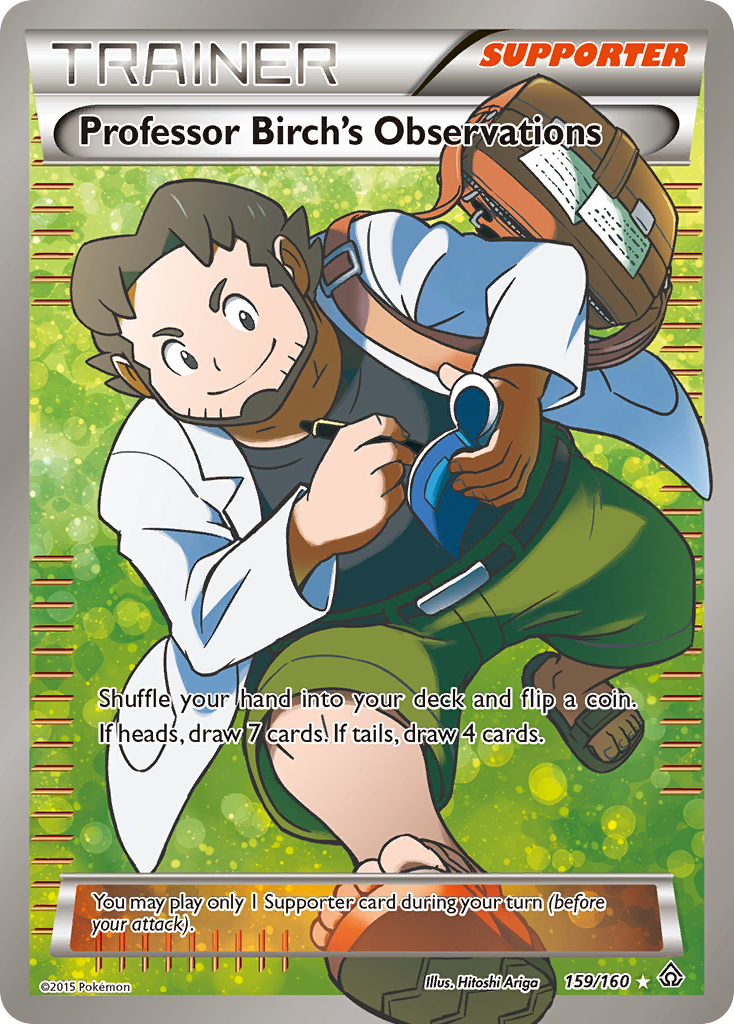 Professor Birch's Observations (159/160) [XY: Primal Clash] | North Game Den