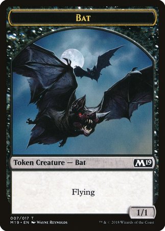 Bat Token [Core Set 2019 Tokens] | North Game Den