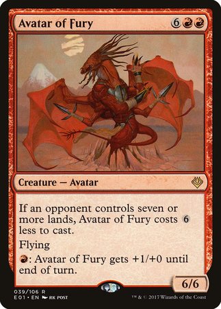 Avatar of Fury [Archenemy: Nicol Bolas] | North Game Den