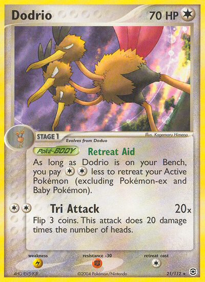 Dodrio (21/112) [EX: FireRed & LeafGreen] | North Game Den