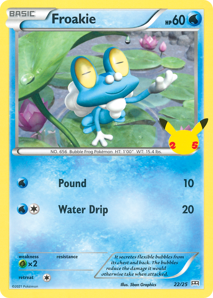 Froakie (22/25) [McDonald's 25th Anniversary] | North Game Den