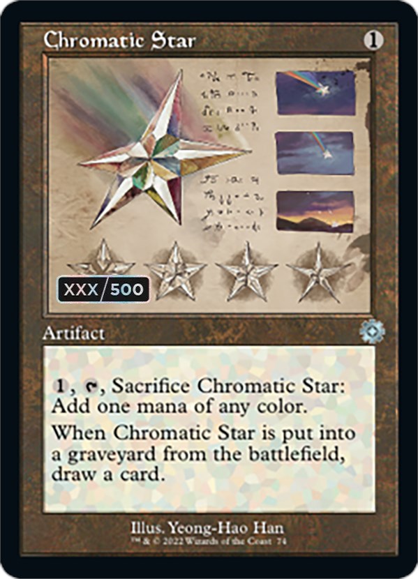 Chromatic Star (Retro Schematic) (Serial Numbered) [The Brothers' War Retro Artifacts] | North Game Den