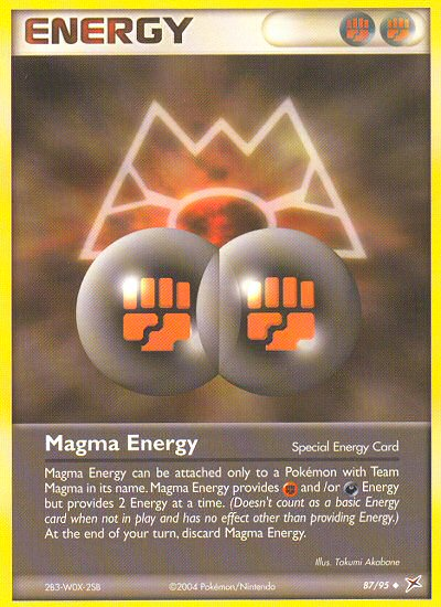 Magma Energy (87/95) [EX: Team Magma vs Team Aqua] | North Game Den