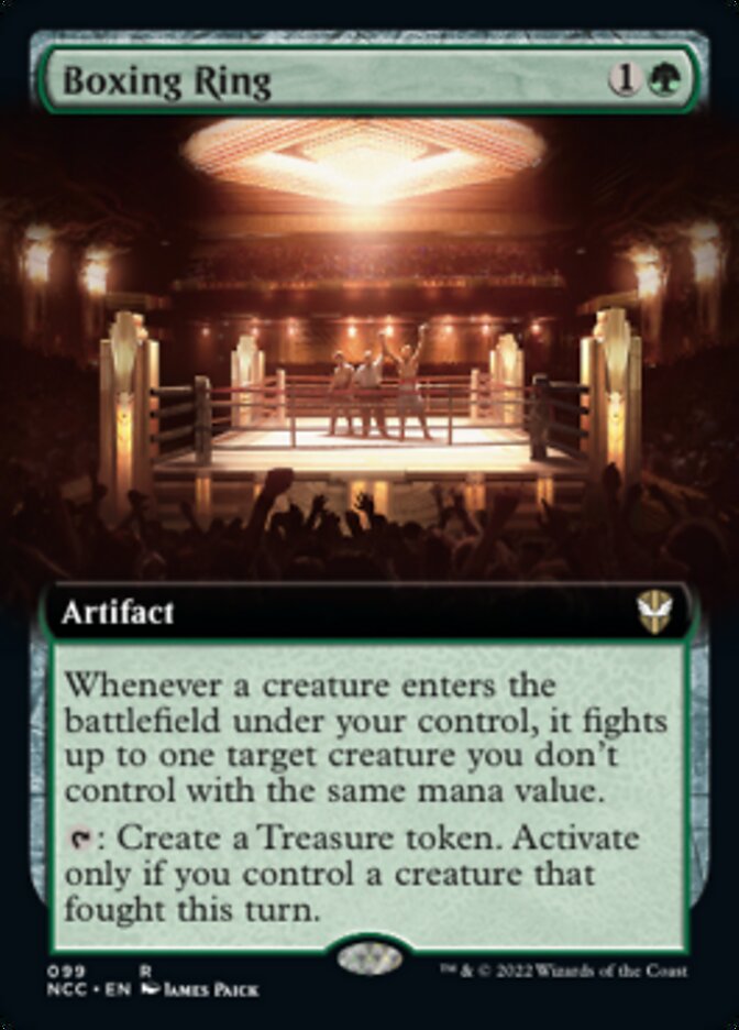 Boxing Ring (Extended Art) [Streets of New Capenna Commander] | North Game Den