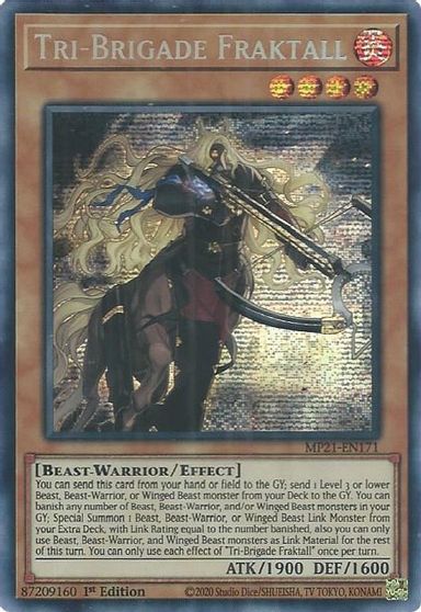Tri-Brigade Fraktall [MP21-EN171] Prismatic Secret Rare | North Game Den