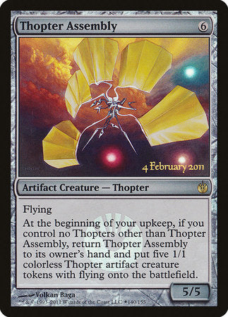 Thopter Assembly [Mirrodin Besieged Promos] | North Game Den