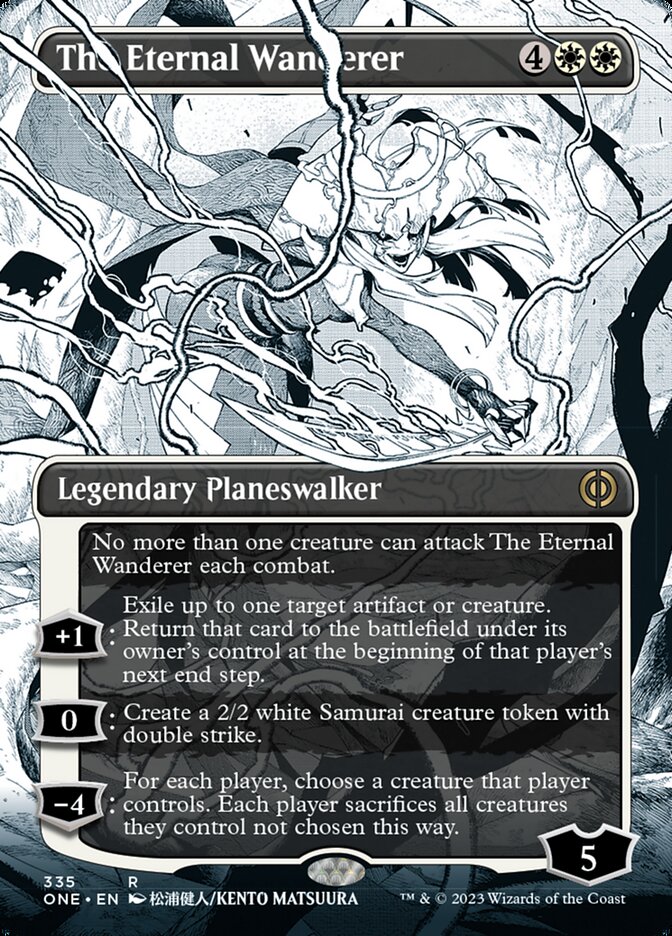 The Eternal Wanderer (Borderless Manga) [Phyrexia: All Will Be One] | North Game Den