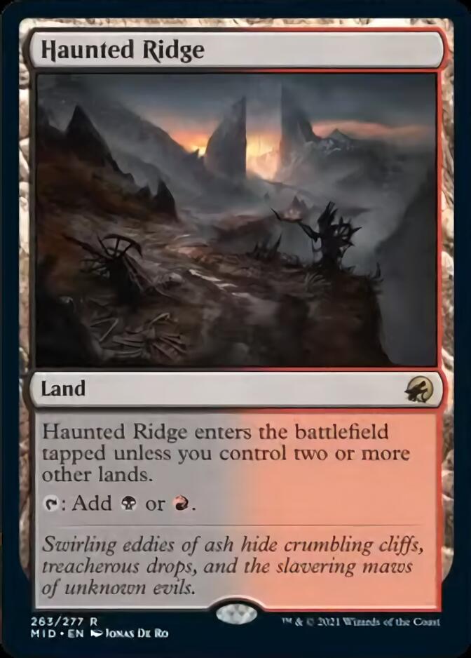 Haunted Ridge [Innistrad: Midnight Hunt] | North Game Den