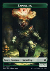 Treasure // Saproling Double-sided Token [Commander Legends: Battle for Baldur's Gate Tokens] | North Game Den