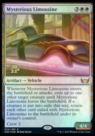 Mysterious Limousine [Streets of New Capenna Prerelease Promos] | North Game Den