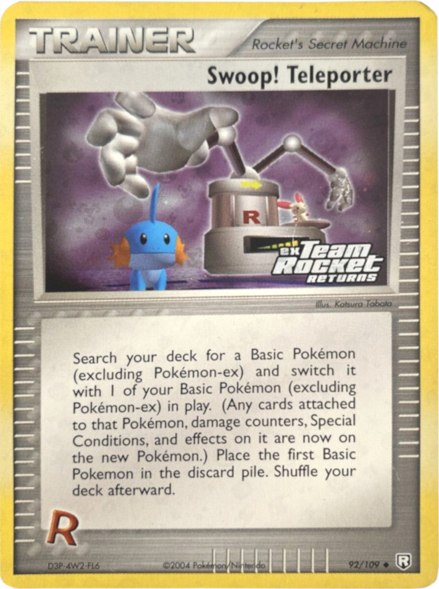 Swoop! Teleporter (92/109) (Stamped) [EX: Team Rocket Returns] | North Game Den