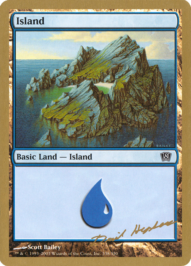 Island (dh338) (Dave Humpherys) [World Championship Decks 2003] | North Game Den