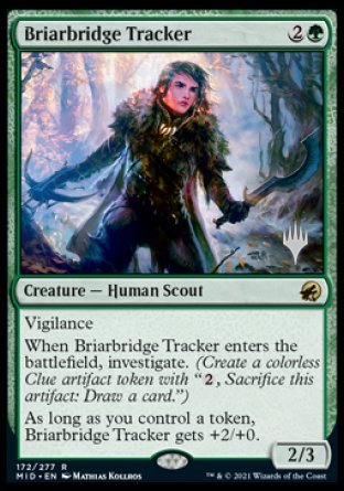 Briarbridge Tracker (Promo Pack) [Innistrad: Midnight Hunt Promos] | North Game Den