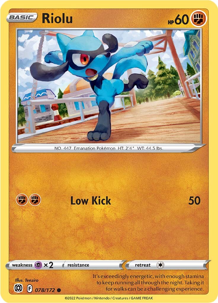 Riolu (078/172) [Sword & Shield: Brilliant Stars] | North Game Den