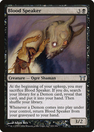 Blood Speaker [Champions of Kamigawa] | North Game Den