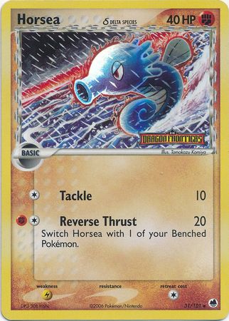 Horsea (31/101) (Delta Species) (Stamped) [EX: Dragon Frontiers] | North Game Den