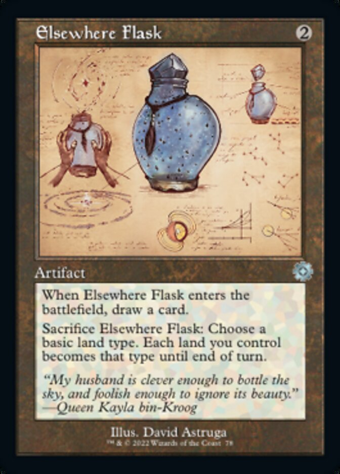 Elsewhere Flask (Retro Schematic) [The Brothers' War Retro Artifacts] | North Game Den