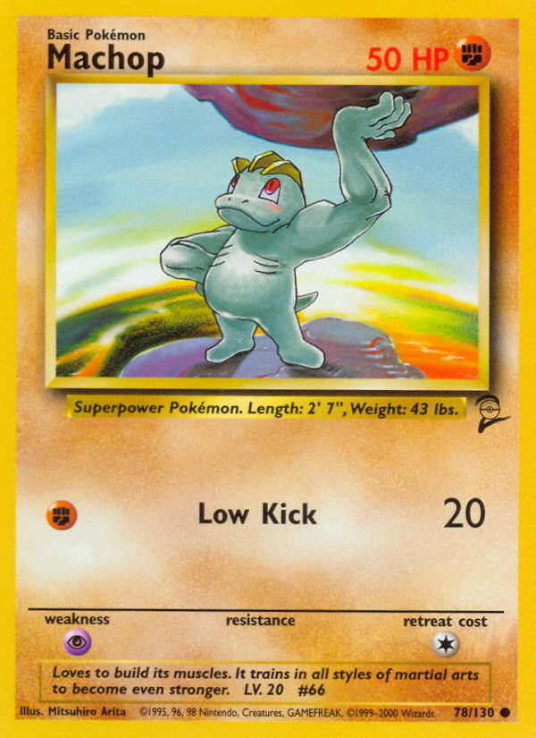 Machop (78/130) [Base Set 2] | North Game Den