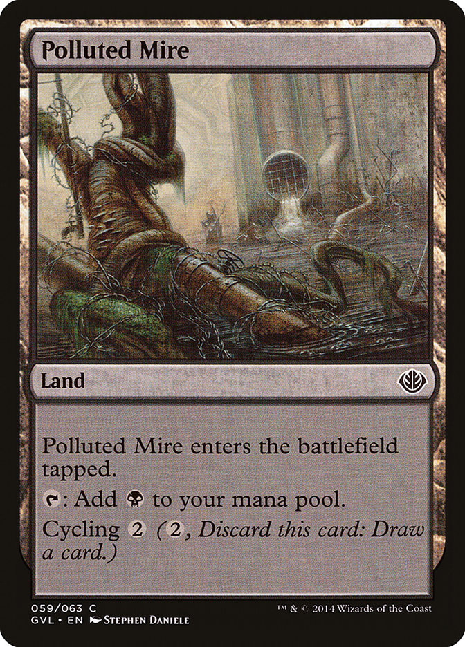 Polluted Mire (Garruk vs. Liliana) [Duel Decks Anthology] | North Game Den