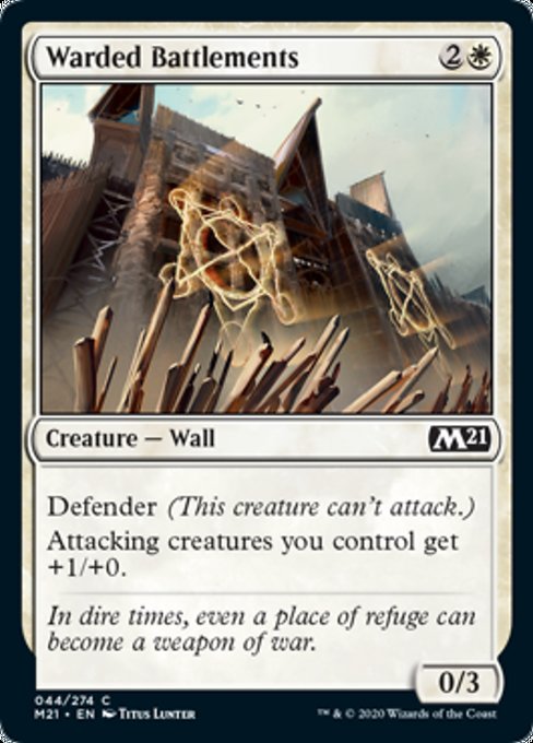 Warded Battlements [Core Set 2021] | North Game Den