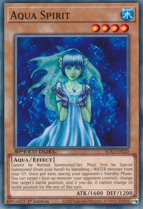 Aqua Spirit [SGX3-ENI20] Common | North Game Den