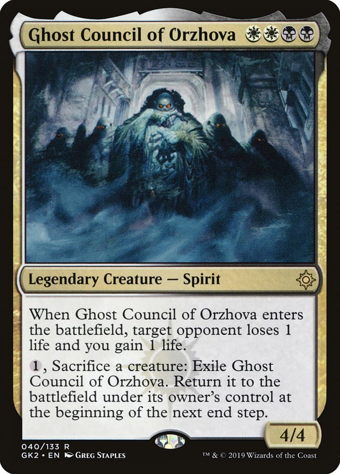 Ghost Council of Orzhova [Ravnica Allegiance Guild Kit] | North Game Den