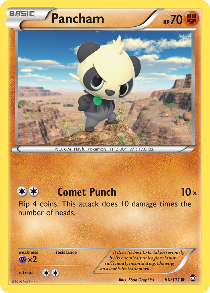 Pancham (60/111) [XY: Furious Fists] | North Game Den