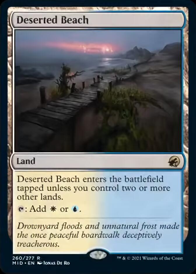 Deserted Beach [Innistrad: Midnight Hunt] | North Game Den