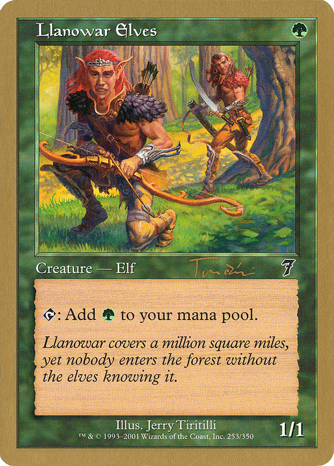 Llanowar Elves (Jan Tomcani) [World Championship Decks 2001] | North Game Den